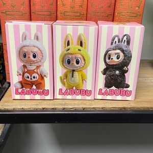 Labubu mystery boxes. Set of 3. NIB